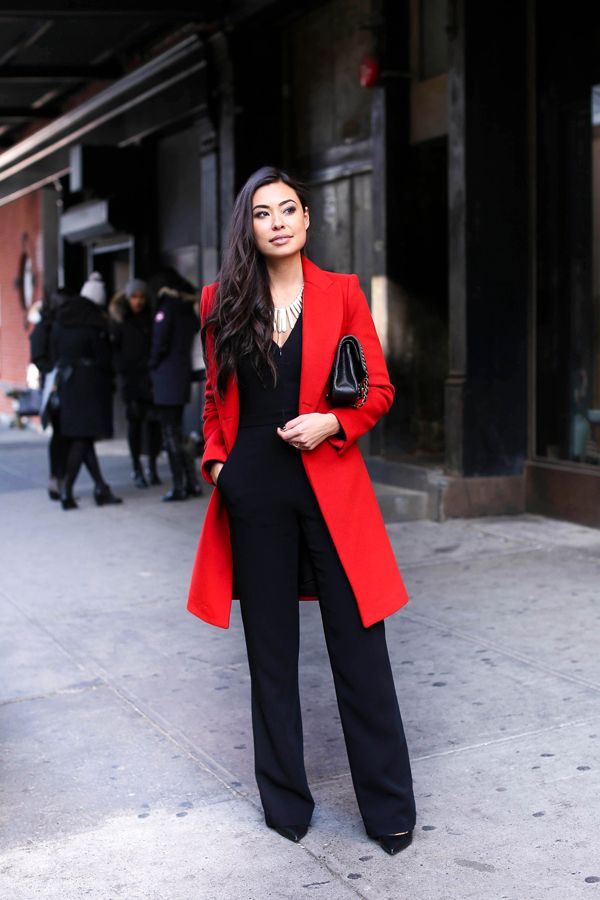 look com blazer vermelho feminino