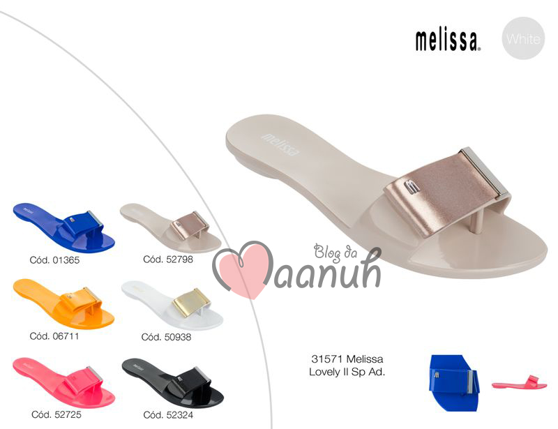 chinelo Melissa antigo
