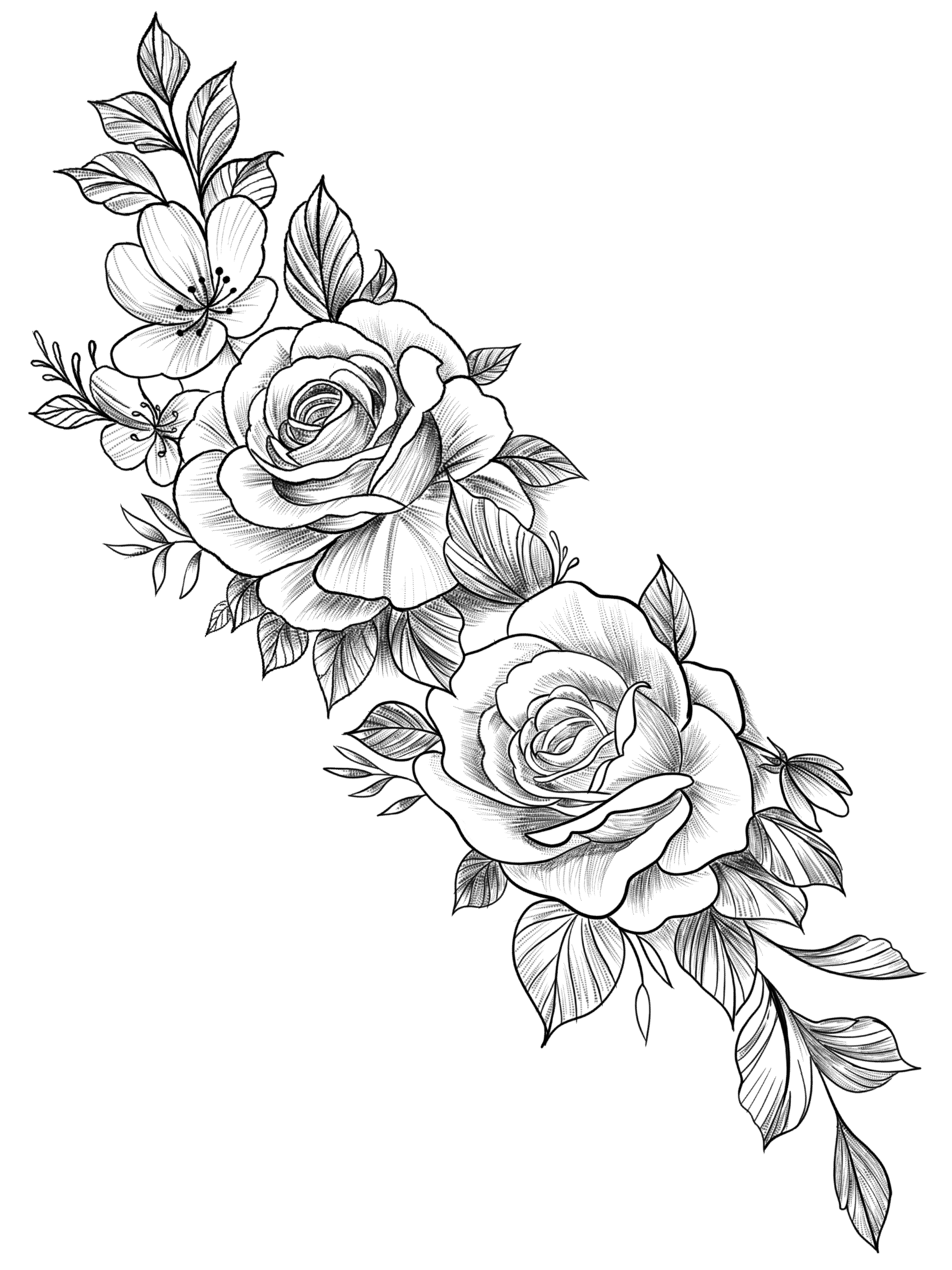 tatuagem traço fino