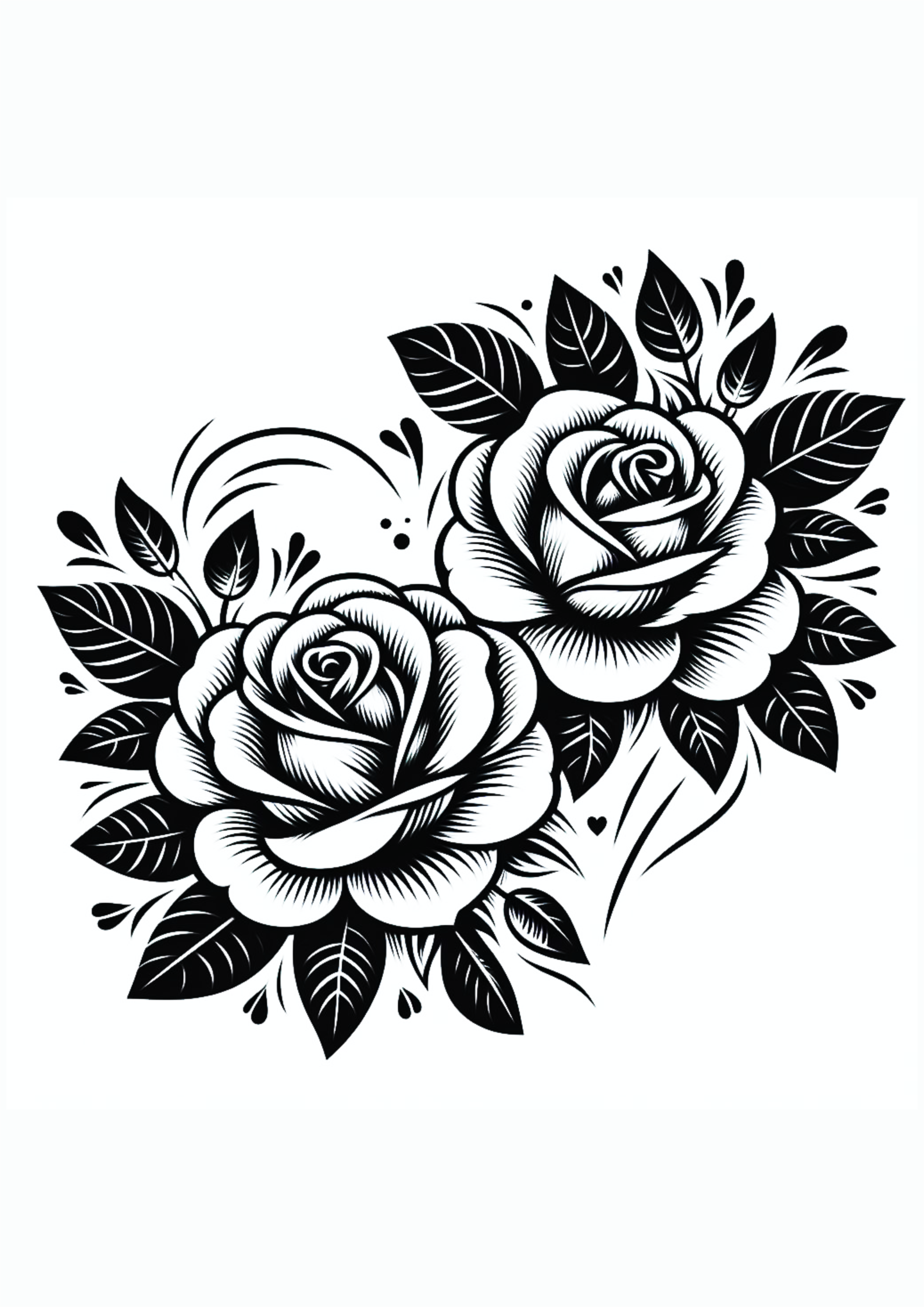 tatuagem preto e cinza