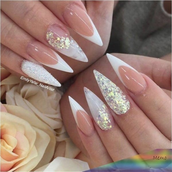 francesinha matte unha stiletto