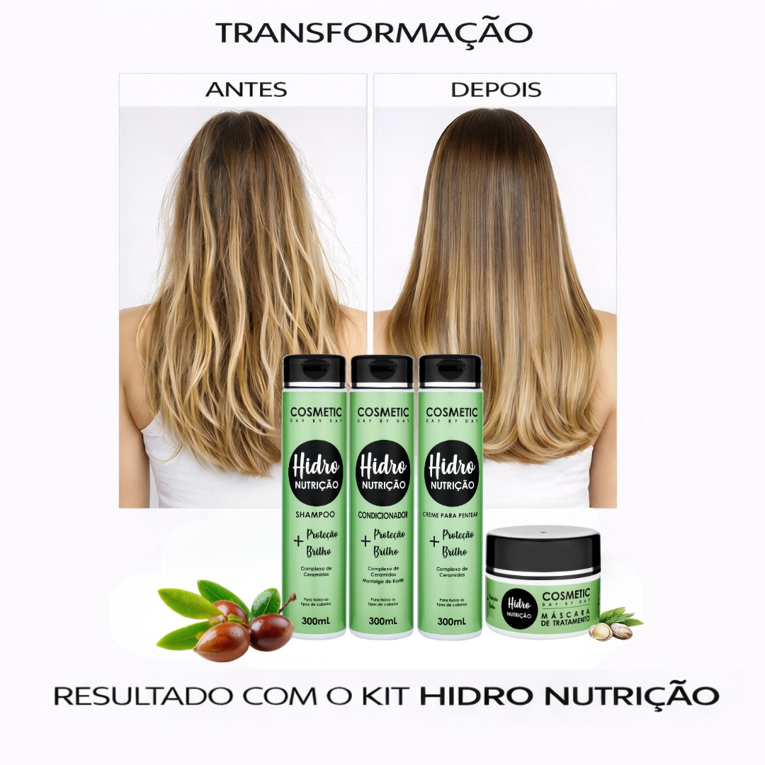 hidratação profunda cabelo com luzes