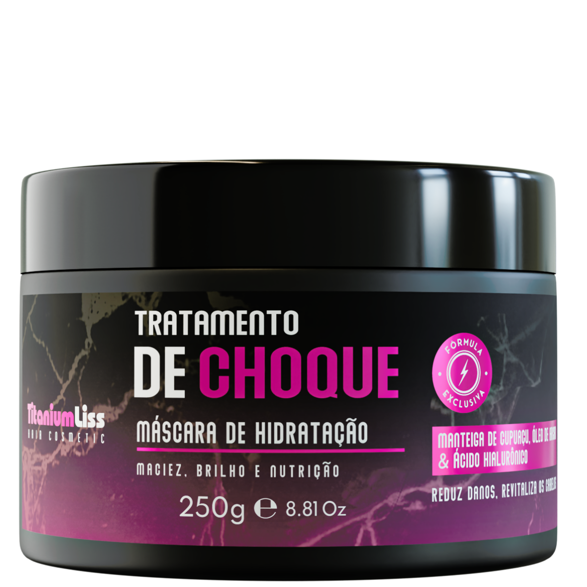 máscara capilar para fio fino com mechas