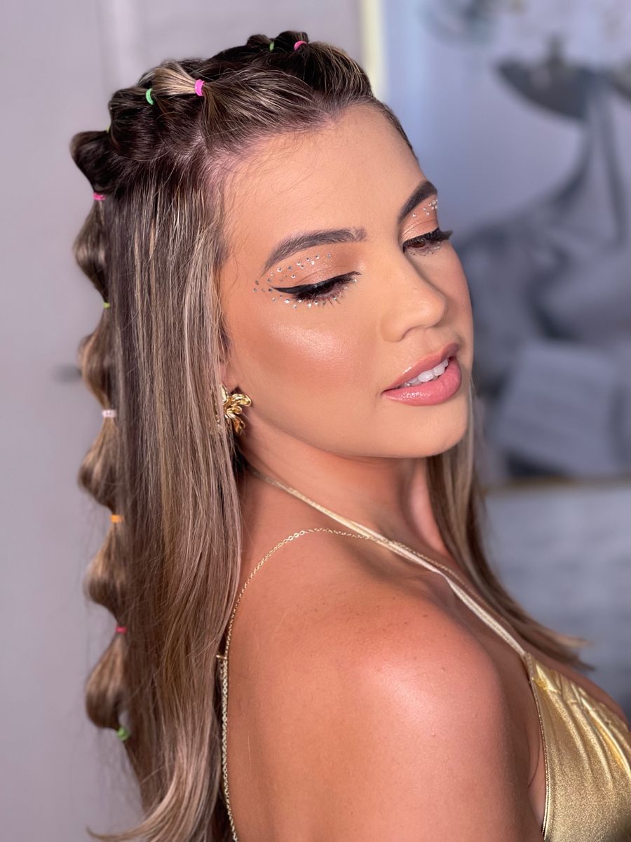 penteado para bloco de rua