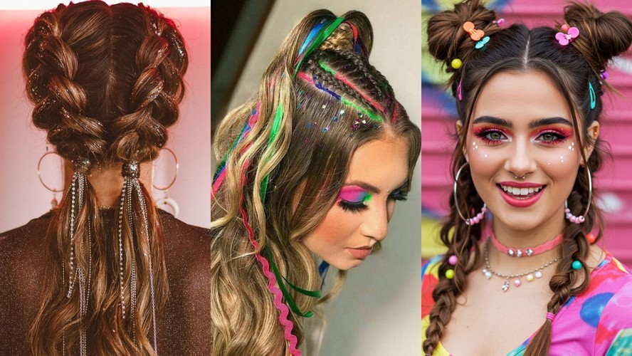 trança de carnaval