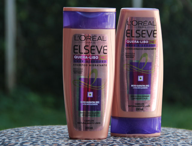 Kit shampoo e condicionador para cabelo liso