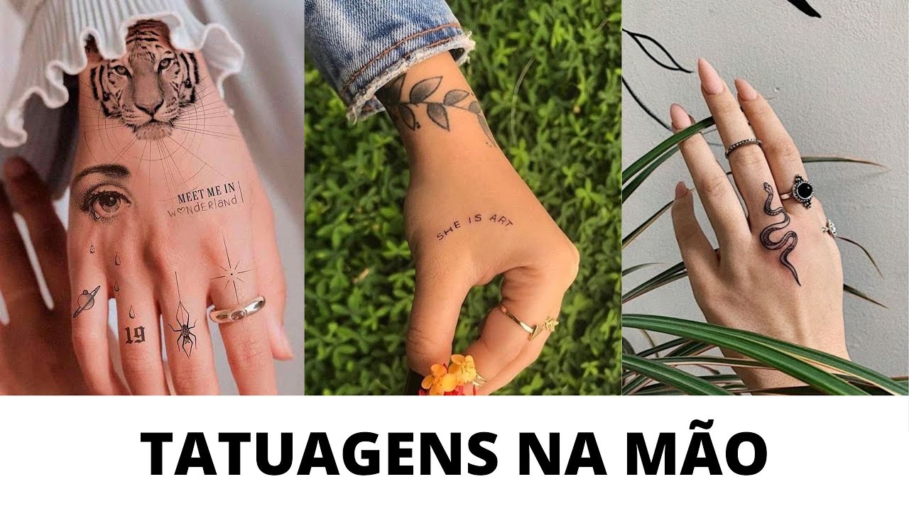 tatuagem no dorso da mão